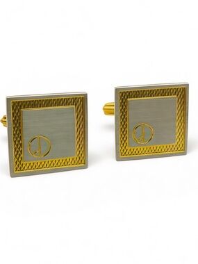 Dunhill Brushed Palladium and Gold Plated
Cufflinks